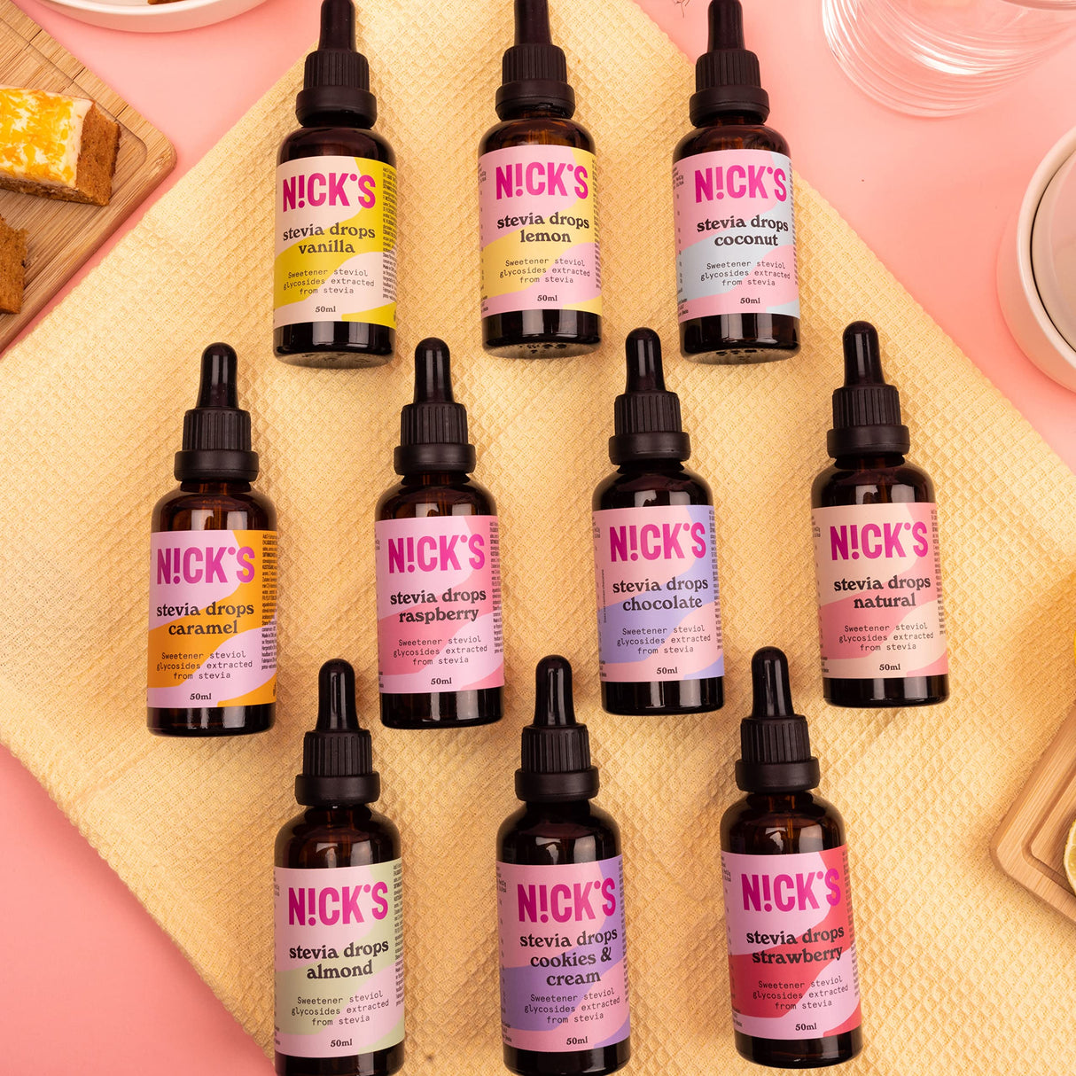 Nicks Stevia Liquid Cookies & Cream Sala Drops (50 ml) Keto Sugar Schemolente senza calorie, sostituto dello zucchero a basso contenuto di carboidrati, dolcificante, dolcificante liquido, alternativa allo zucchero, dolcificante con pipetta