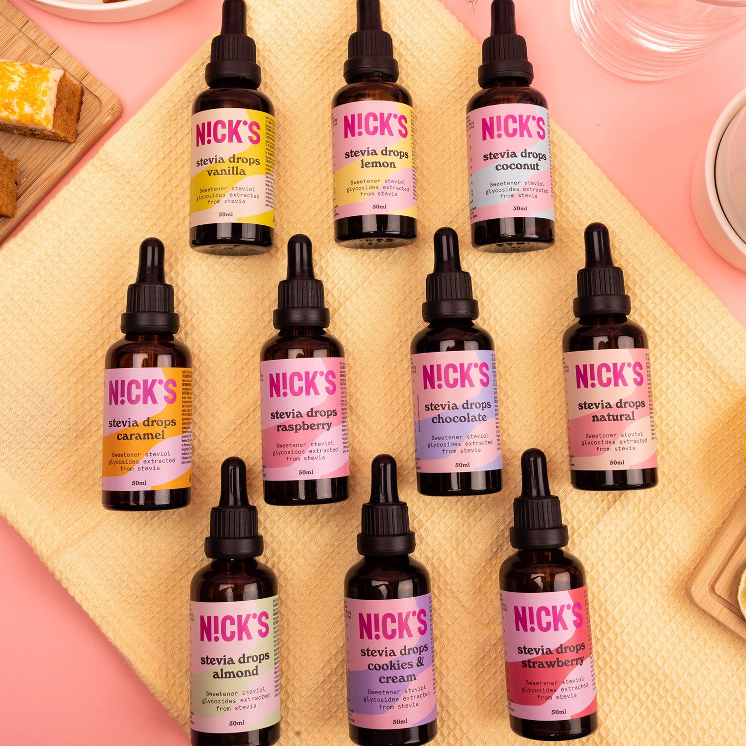 Nicks Stevia Liquid Cookies & Cream Sala Drops (50 ml) Keto Sugar Schemolente senza calorie, sostituto dello zucchero a basso contenuto di carboidrati, dolcificante, dolcificante liquido, alternativa allo zucchero, dolcificante con pipetta