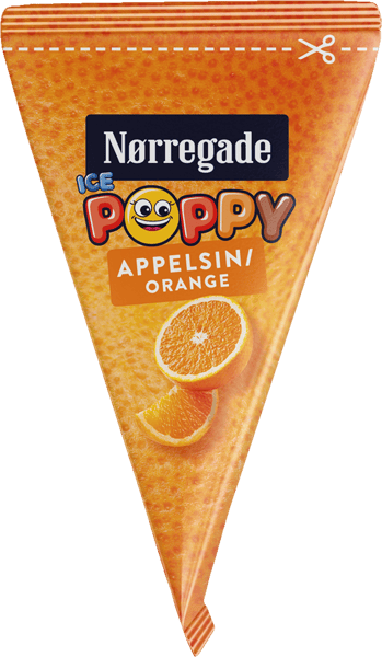 Appelsin Ice Poppy 8 stk