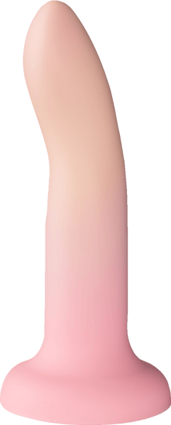 Dildo de gradiente de melocotón pecaminoso 18 cm