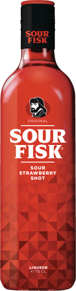 Sure Fisk Sour Strawberry 15% 07l