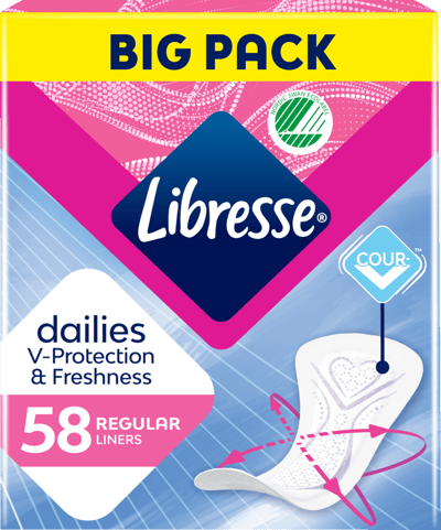 Libresse reguläre TrusseIndlæg 58 STK