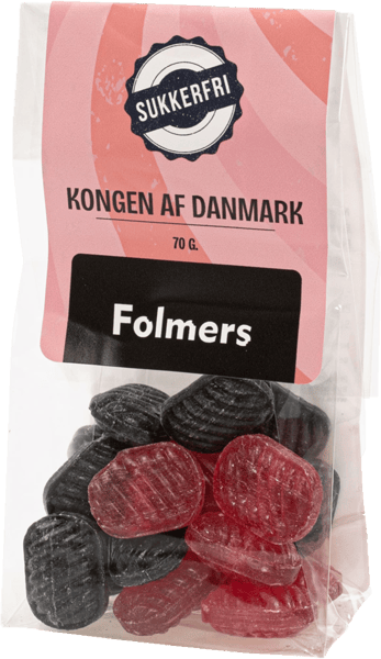 Kongen Af Danmark Folmers Sukkerfri 70g