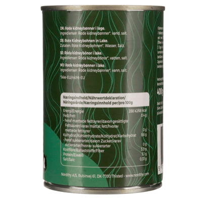 Geschmack der Natur Røde Kidneybønner 400g