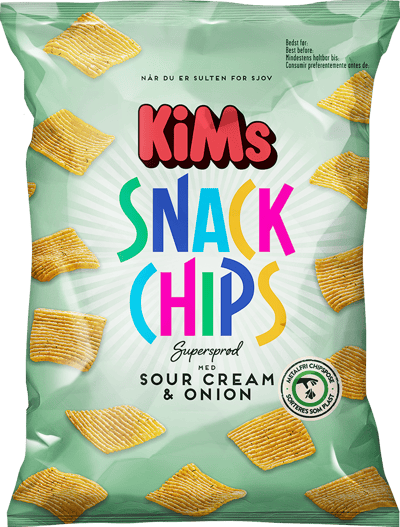 Kims snack patatine panna acida e cipolla 160 g