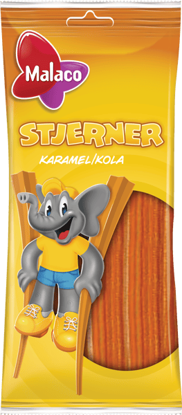 Malaco Karamelstjerner 92 g
