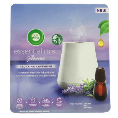 Aria asbosa nebbia essenziale Lavendel Starterkit