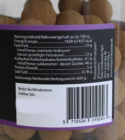 Lakridskugler Ekstra Stærk 600g