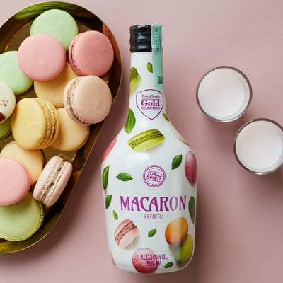 Crema de licor macarrón 15% 05L