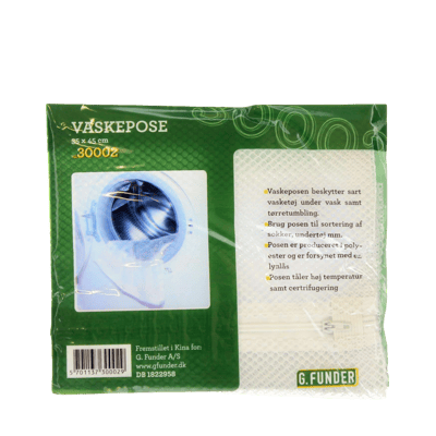 Vaskepose 35 x 45 cm m lynlås