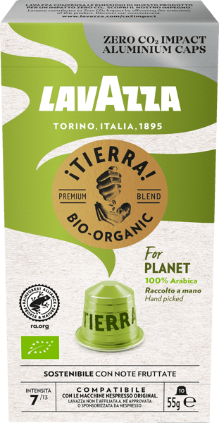 Lavazza Tierra Planet Øko kaffekapsler 10 stk