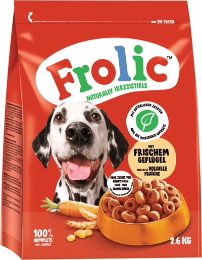 Frolic m Fjerkræ 26kg