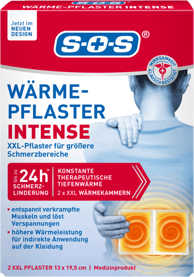Varmeplaster intens SOS 2 Stk