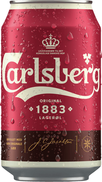 Carlsberg 1883 Lager - Premium European Beer, 24x33cl Cans