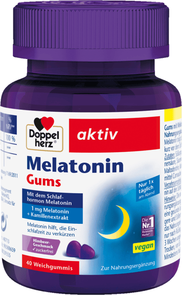Melatonin Vingummier Doppelherz 40 stk