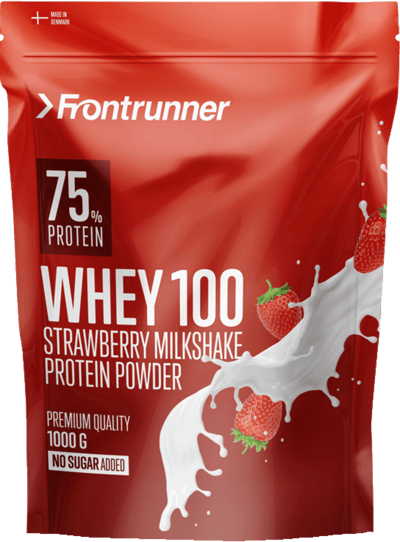 Frontrunner By Bodylab Aps Whey 100 Strawberry Milkshake 1kg