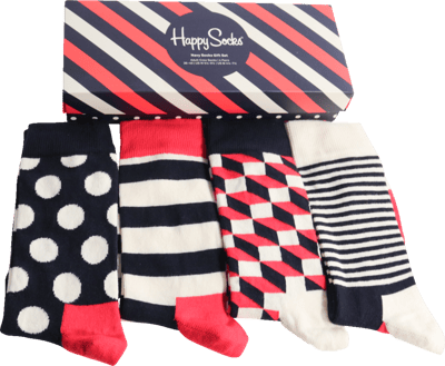 Calzini felici Gavesæt Str 36-40