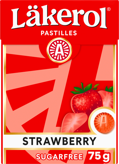 Läkerol Strawberry Cloetta 75g