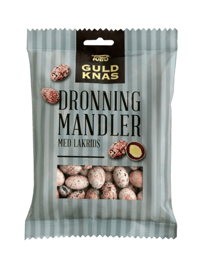 Toms Dronning Mandler Lakrids 220 g