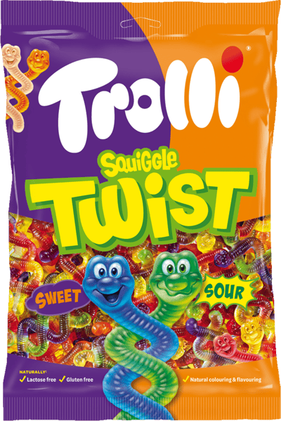 Squiggle Twist Trolli 1000g