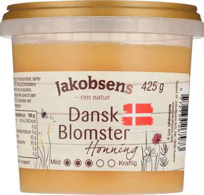 Jakobsens Dansk Blomster Honning 425g