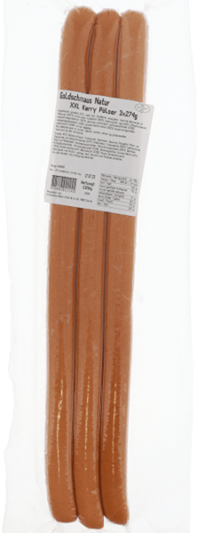 Slagterens favoritore karrywurst 3 stk 50cm 800g