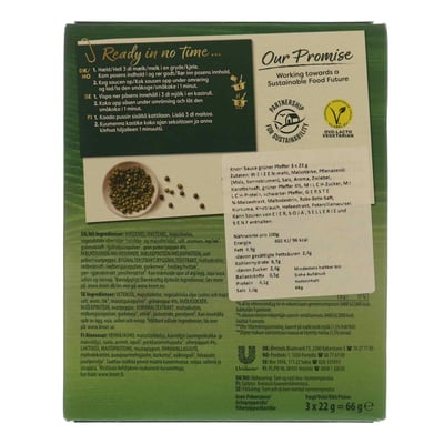 Salsa knorr Grøn peber 3x22 g