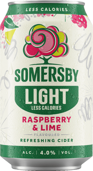 Somersby Rasberry Lime Lite 20X033L