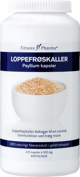 Fitness psyllium loppefrøkapsler