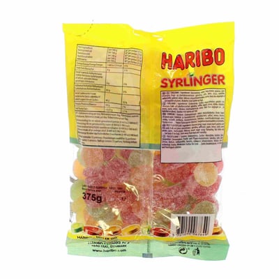 Haribo Syrlinger 375 g