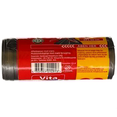 Vita 100 % Recycled affaldspose 20 l