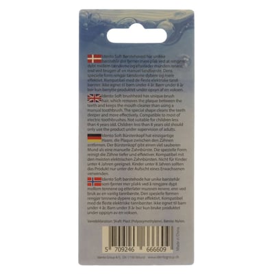 Mjuk børstehoved 2 stk