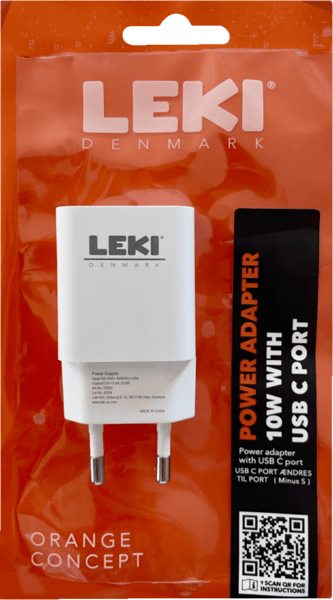 Leki Power Adapter USB-C 10W