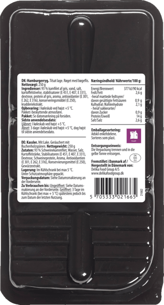 Hamburgerryg God Smag 250 g