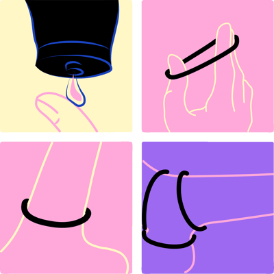 Penisring păcătos sæt 3 stk