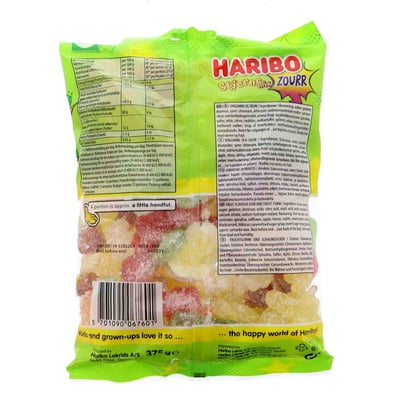 Haribo Stjerne Mix Zourr 375 G
