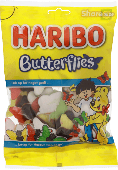 Farfalle Haribo 350G DK
