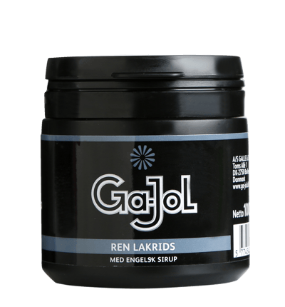 Ga-jol sort ren lakrids 100 g