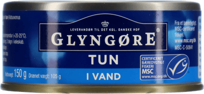 Glyngøre MSC Tun i vand 150g