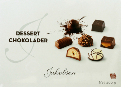 Jakobsen Desertchokolader 300 g