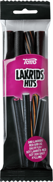 Toms Go'e Stænger Lakrids Hits 100g