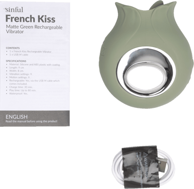 Sinful French Kiss Matte Grøn Klitoris Stimulator