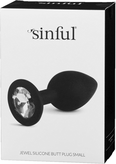 Sinful Jewel Silicone Butt Plug Small