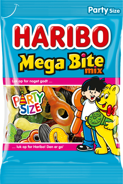 Haribo Mega Bite Mix 470g DK