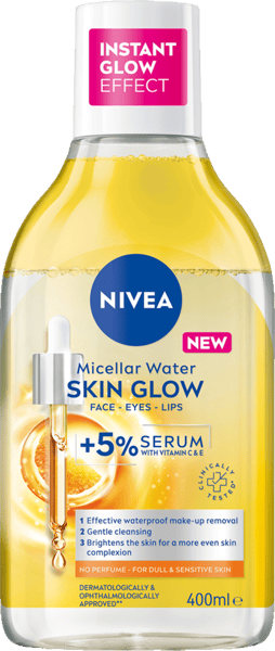 Nivea Micellar 400ml Water Skin Glow