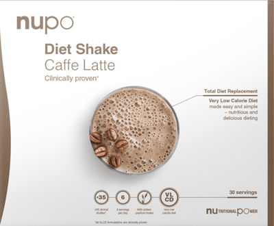 Nupo Diet Shake Value Pack - Caffe Latte 30 Port