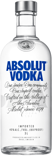 Absolut Vodka 3l 40%