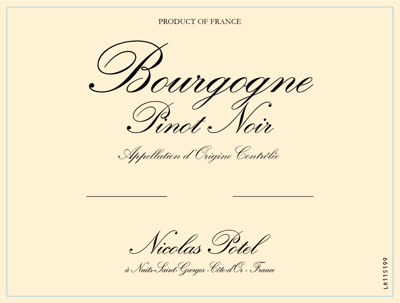 Nicolas Potel Bourgogne Pinot Noir