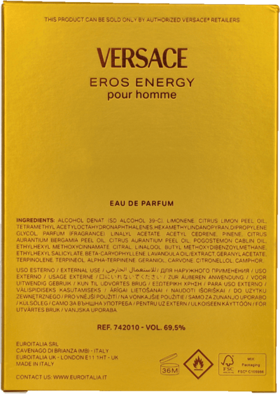 Versace Eros Energy EDP 100 ml