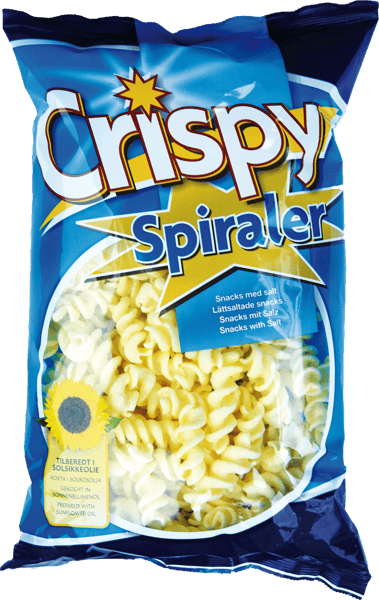 Crispy Salt Spiraler 175 g